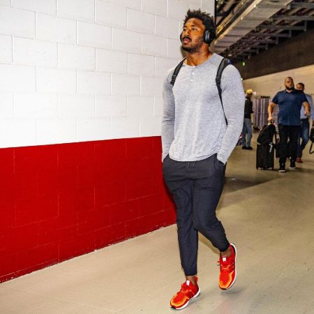 Myles Garrett is going to dressing room.